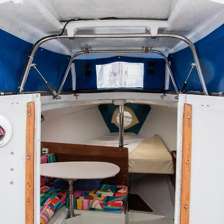 70's Tiny Boat Botel Lisbon